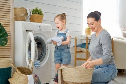 kids doing the laundry Health Line.com September 16, 2024